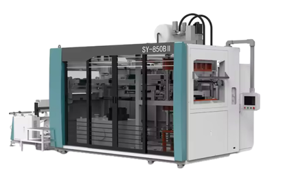 Термоформовочная машина для производства пластиковых стаканчиков Термоформовочная машина для производства пластиковых стаканчиков